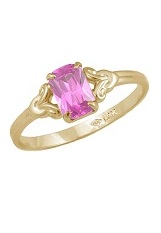 extraordinary teensy-weensy October birthstone ring for babies and children